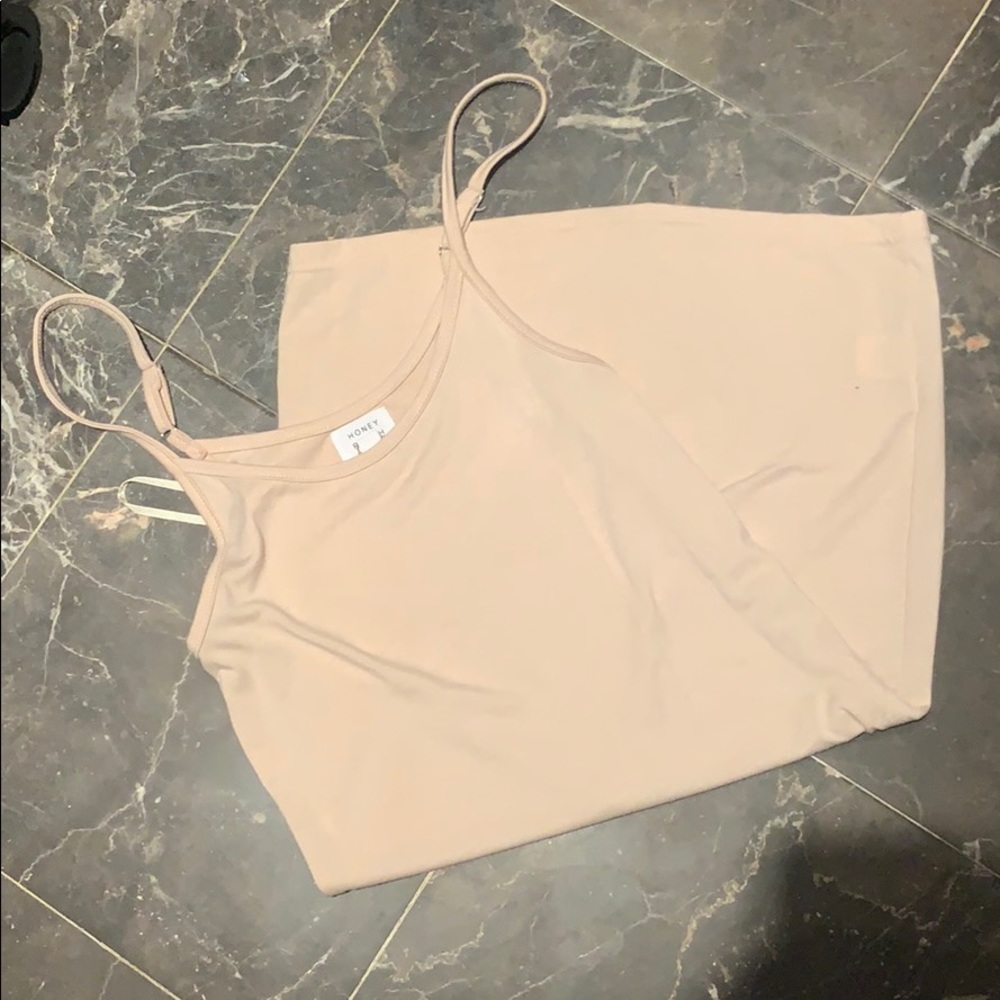 Beige Slip Under Dress